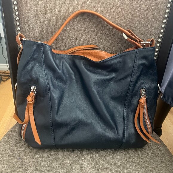 Anna Morellini Italian Leather Shoulder Bag - Picture 1 of 11